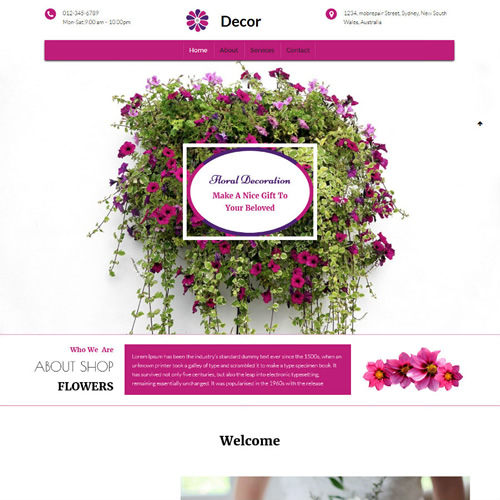 florist website