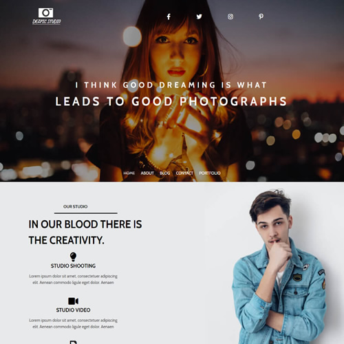 photography website